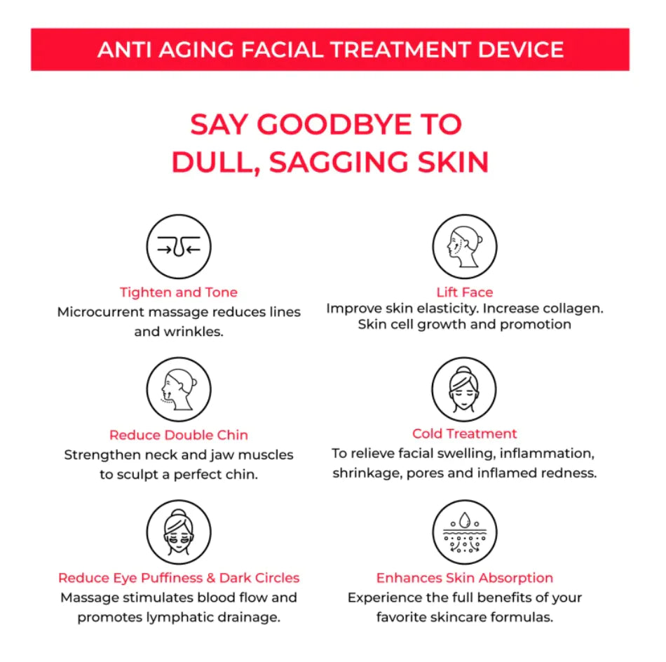 Microcurrent Facial Toning Tool