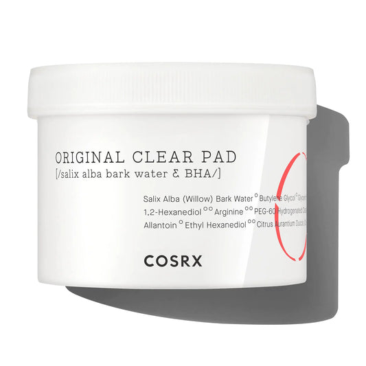 COSRX BHA Toner Pads 70 Sheets Exfoliating Pads for Dead Skin & Blackheads Minimize Pores Prevent Breakouts Improve Skin Texture Korean Skin Care
